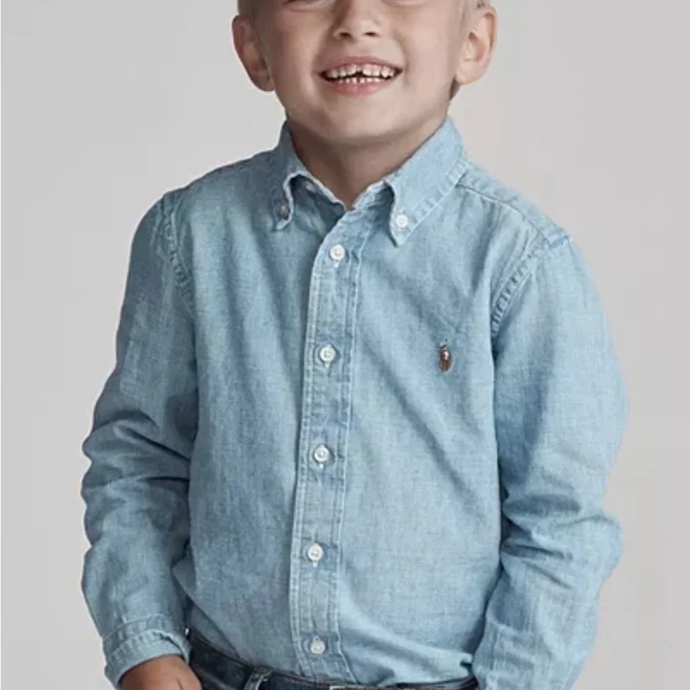Ralph Lauren boys size‎ 10/12 long sleeve button-down shirts, bundle of two